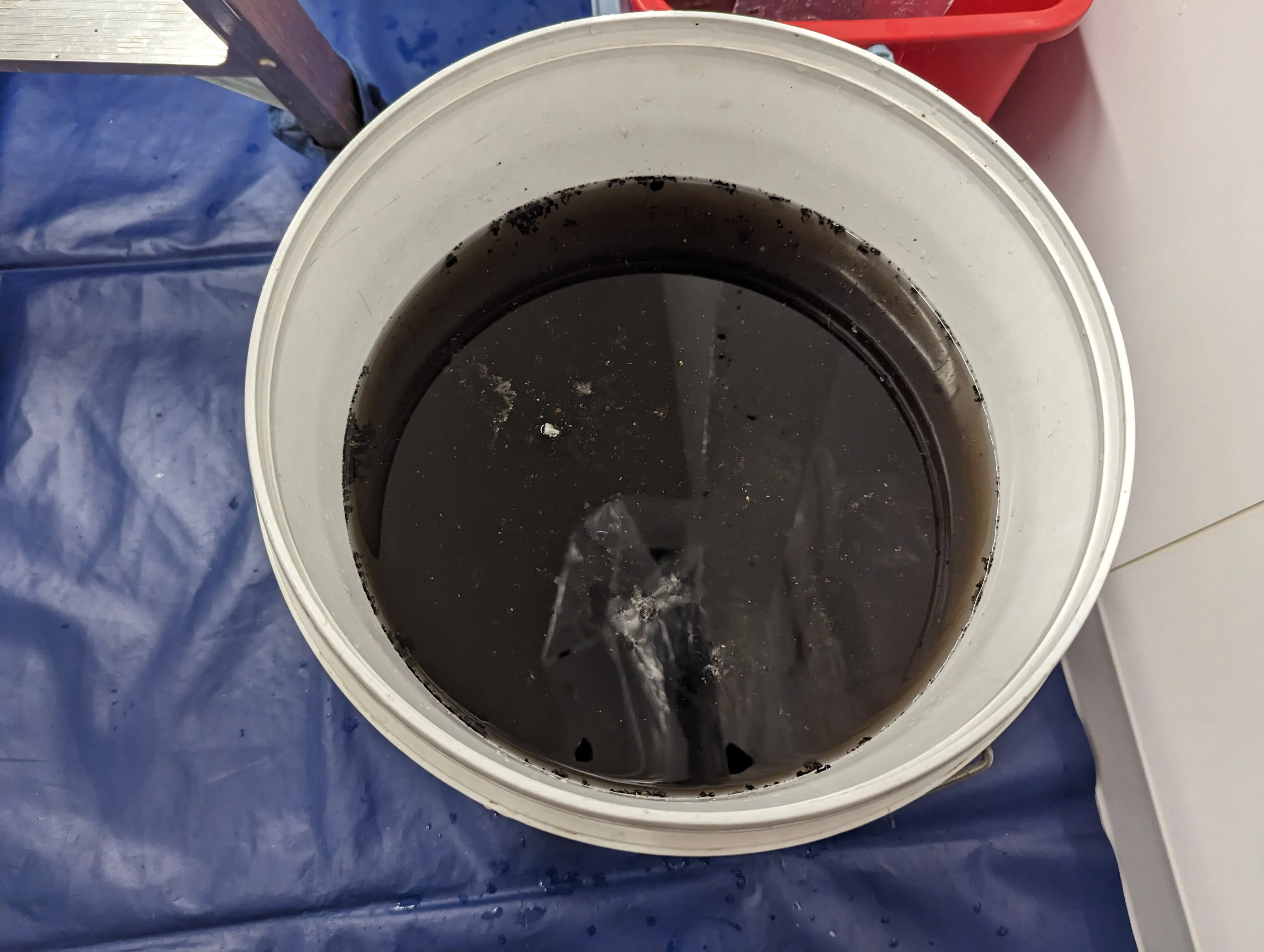 洗浄で出た汚水