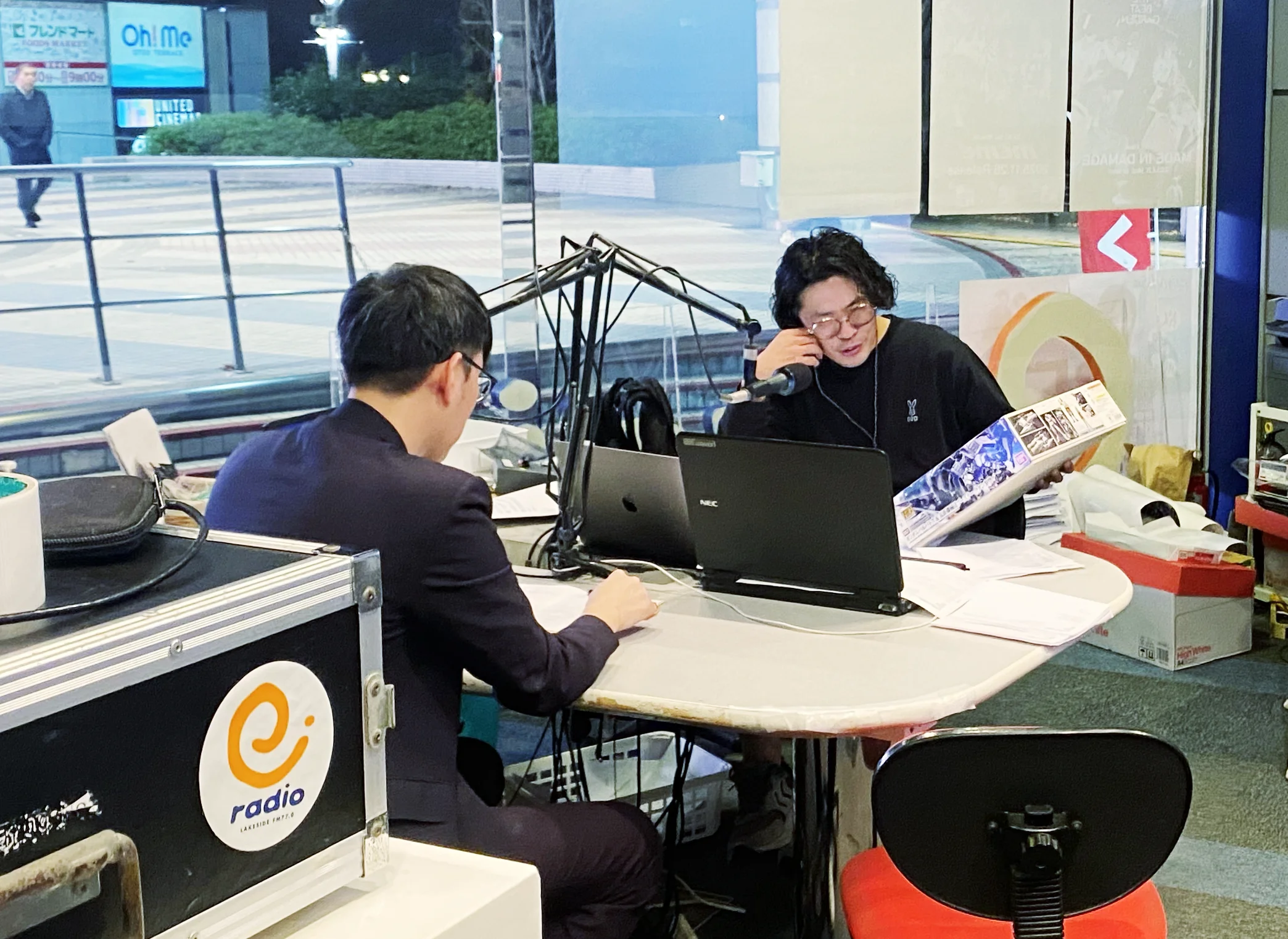 前回出演時の収録風景（写真2）